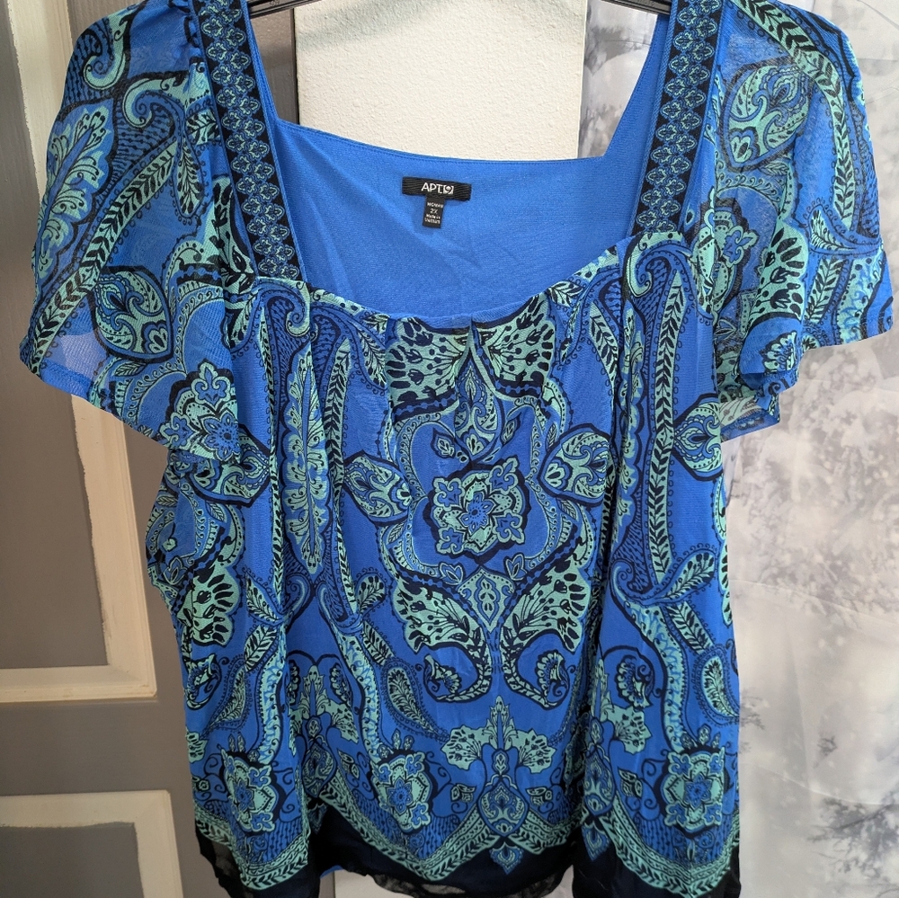 APT.9 Blue Women's Top